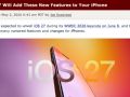 ƻ��WWDC&nbsp;2026ǰհ��iOS&nbsp;27��Я����¹�������